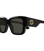 Gucci Women's Oblique 52mm Square Sunglasses