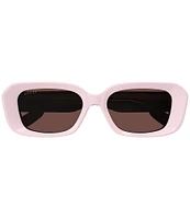 Gucci Women's Rivets 54mm Rectangle Sunglasses