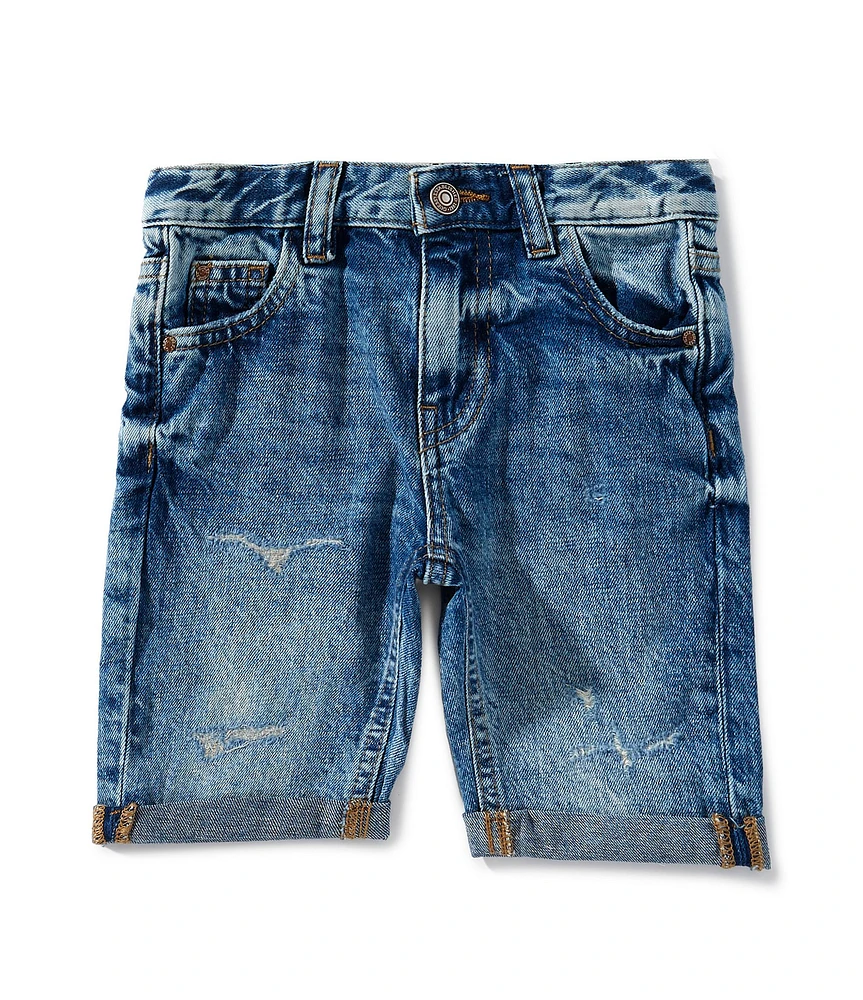 Guess Little Boys 2T-7 Distressed Denim Shorts