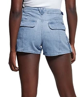 Guess Amara Super High Rise 3#double; Inseam Cargo Shorts