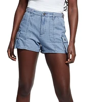 Guess Amara Super High Rise 3#double; Inseam Cargo Shorts