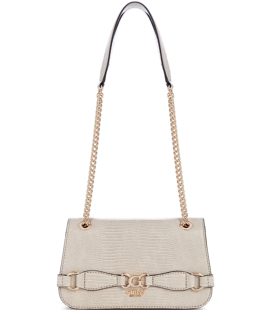 Guess Arlena Convertible Lizard Crossbody Bag