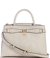 Guess Arlena Girlfriend Lizard Satchel Bag