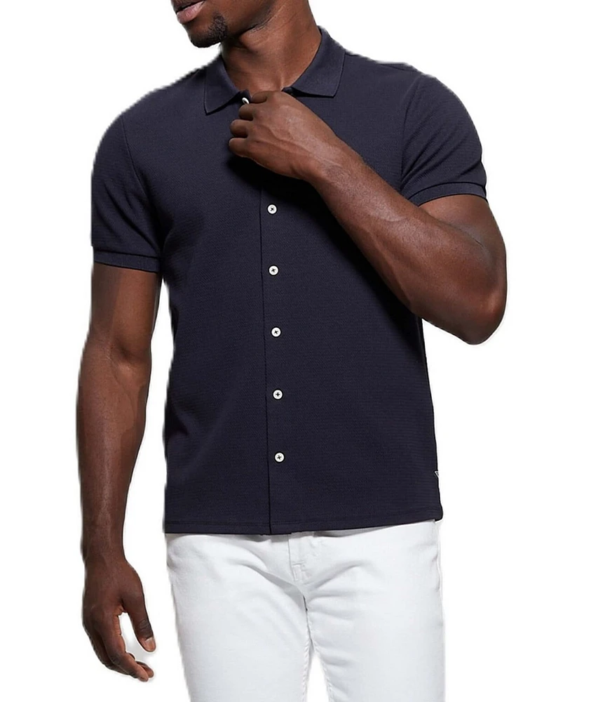 Guess Aster Short Sleeve Knit Shirt