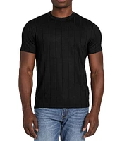 Guess Axel Ribbed Short Sleeve Pullover