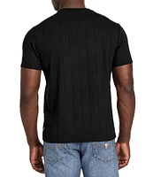 Guess Axel Ribbed Short Sleeve Pullover
