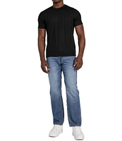 Guess Axel Ribbed Short Sleeve Pullover