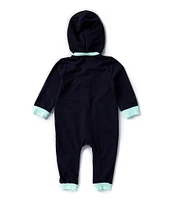 Guess Baby Boys Newborn-12 Months Long-Sleeve Hooded Coverall