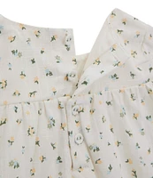 Guess Baby Girls Newborn-24 Months Short Sleeve Ditsy Floral Printed Top & Legging 2-Piece Set