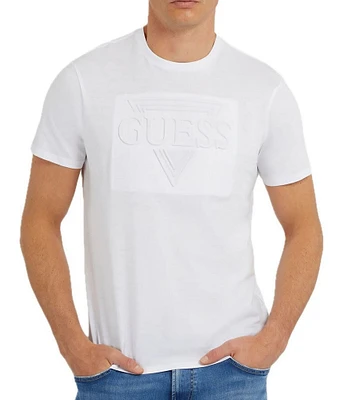 Guess Basic Embossed Short Sleeve T-Shirt