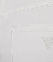 Guess Bellflower Mid-Rise Wide-Leg Cropped Pants