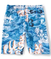 Guess Big Boys 8-18 Active Graphic Pull-On Shorts