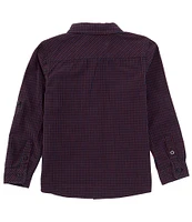 Guess Big Boys 8-18 Adjustable Long Sleeve Poplin Shirt