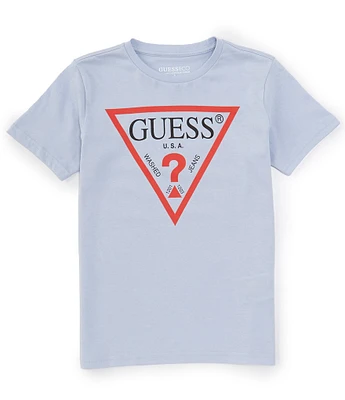 Guess Big Boys 8-18 Short Sleeve Guess Triangle Graphic T-Shirt