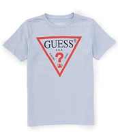 Guess Big Boys 8-18 Short Sleeve Guess Triangle Graphic T-Shirt