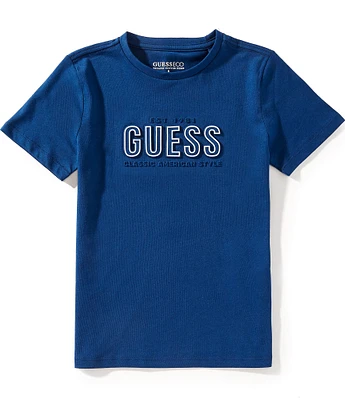 Guess Big Boys Short-Sleeve Embossed-Logo T-Shirt