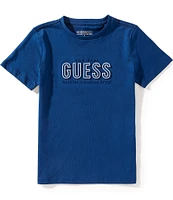 Guess Big Boys Short-Sleeve Embossed-Logo T-Shirt