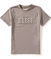 Guess Big Boys Short-Sleeve Embossed-Logo T-Shirt