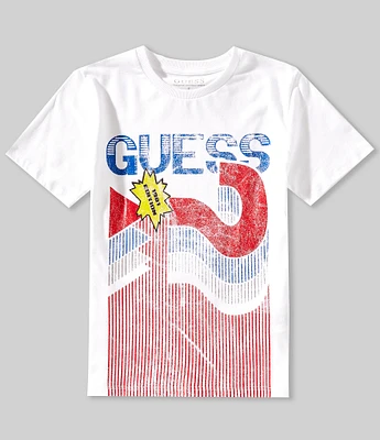 Guess Big Boys Short Sleeve Vintage Graphic T-Shirt