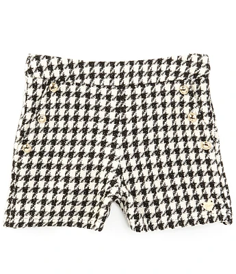 Guess Big Girls 7-16 Houndstooth Boucle Shorts