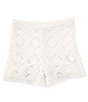 Guess Big Girls 7-16 Lace Printed Shorts