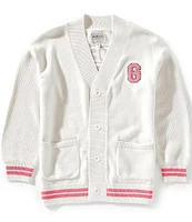 Guess Big Girls Long-Sleeve Wool-Blend Cardigan