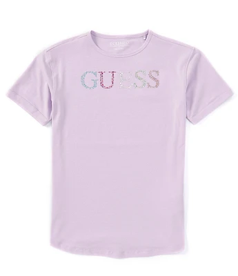 Guess Big Girls 7-16 Short Cuff Sleeve Graphic T-Shirt