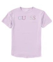 Guess Big Girls 7-16 Short Cuff Sleeve Graphic T-Shirt