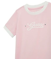 Guess Big Girls 7-16 Short Sleeve Guess T-Shirt