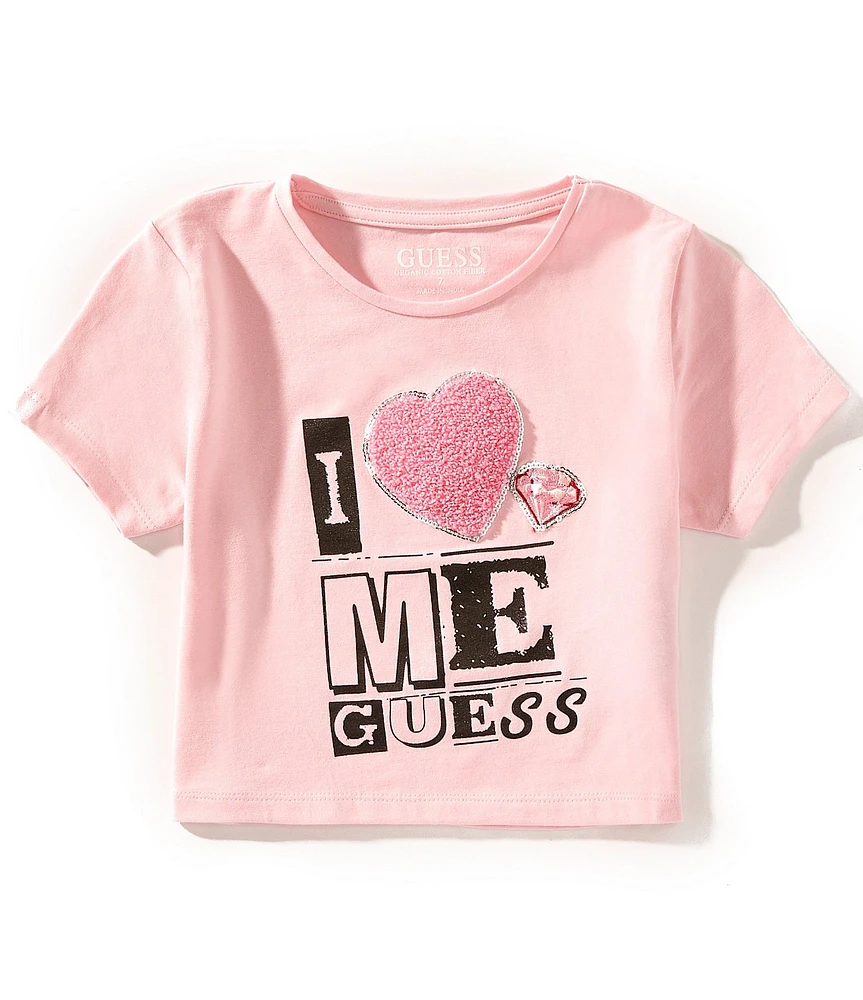 Guess Big Girls Short-Sleeve I (Heart) Me T-Shirt