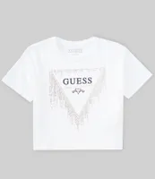 Guess Big Girls 7-16 Short Sleeve Midi Embroidery T-Shirt