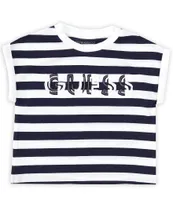 Guess Big Girls 7-16 Short Sleeve Stripe T-Shirt