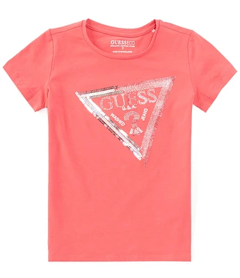 Guess Big Girls 7-16 Short-Sleeve Triangle T-Shirt