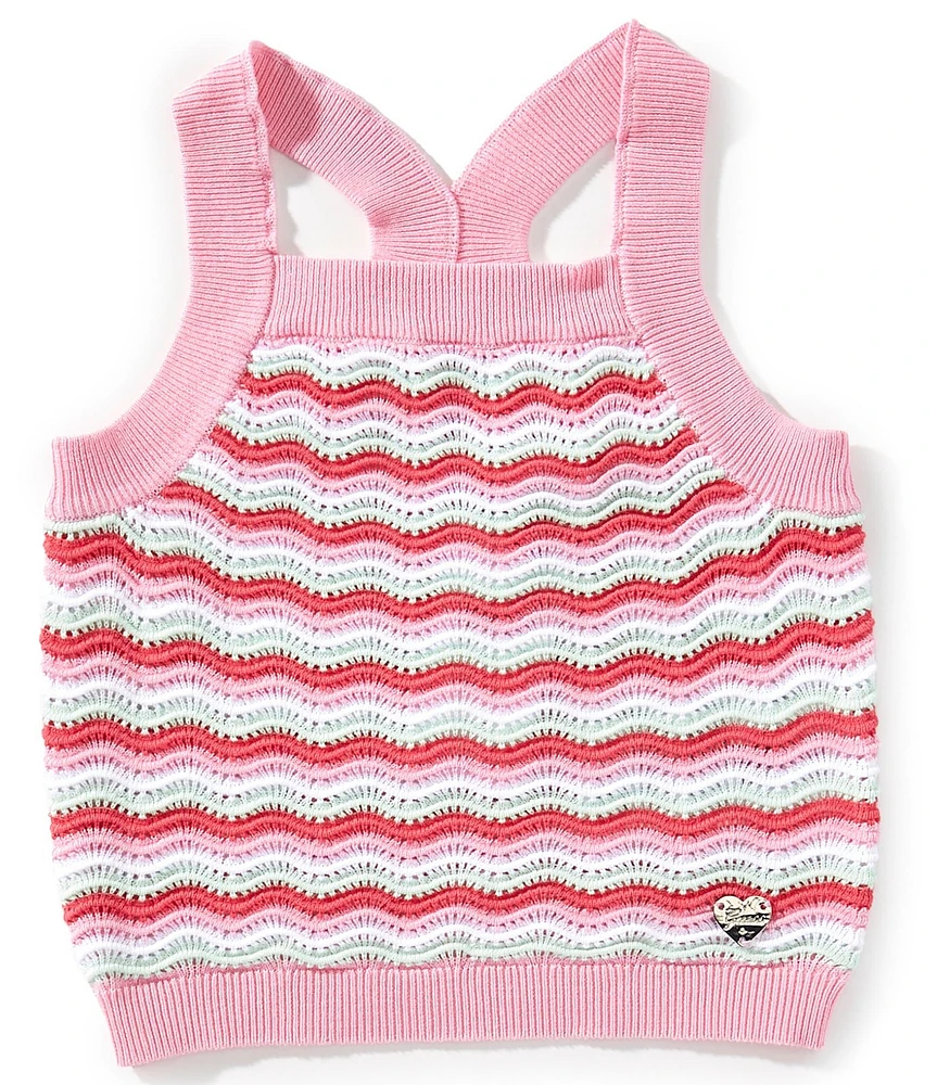 Guess Big Girls Sleeveless Crocheted Tank Top