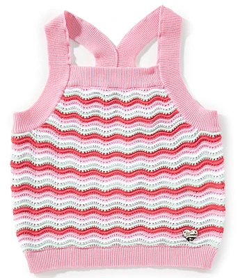 Guess Big Girls 7-16 Sleeveless Crocheted Tank Top