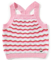 Guess Big Girls Sleeveless Crocheted Tank Top