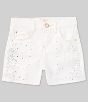 Guess Big Girls 7-16 Strass Rhinestone Denim Shorts