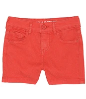 Guess Big Girls 7-16 Stretch Bull Denim Shorts