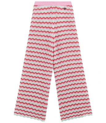 Guess Big Girls 7-16 Sweater Stripe Flare Leg Pants