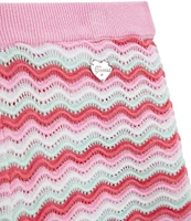 Guess Big Girls 7-16 Sweater Stripe Flare Leg Pants