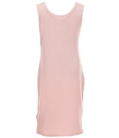 Guess Big Girls 8-16 Scoop Neck Sleeveless Tank Rib Dress