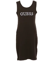 Guess Big Girls 8-16 Scoop Neck Sleeveless Tank Rib Dress
