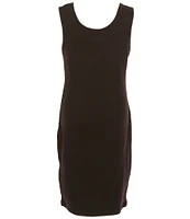 Guess Big Girls 8-16 Scoop Neck Sleeveless Tank Rib Dress
