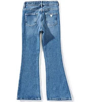 Guess Big Girls Rhinestone-Embellished Flare-Leg Jeans