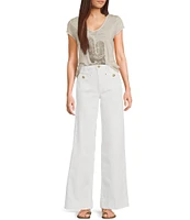 Guess Bling Boots Burnout Short Sleeve T-Shirt