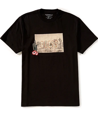 Guess Cactus Garden Short Sleeve T-Shirt