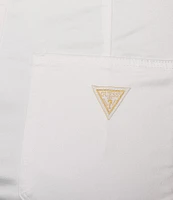 Guess Cargo Mini Mid Rise Bootcut Jeans