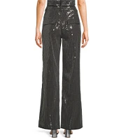 Guess Cassia High Rise Sequin Embellished Coordinating Pants