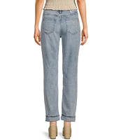Guess Celia Mid Rise Distressed Boyfriend Jeans