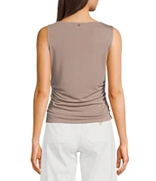 Guess Ciena Sleeveless Shirred Tank Top